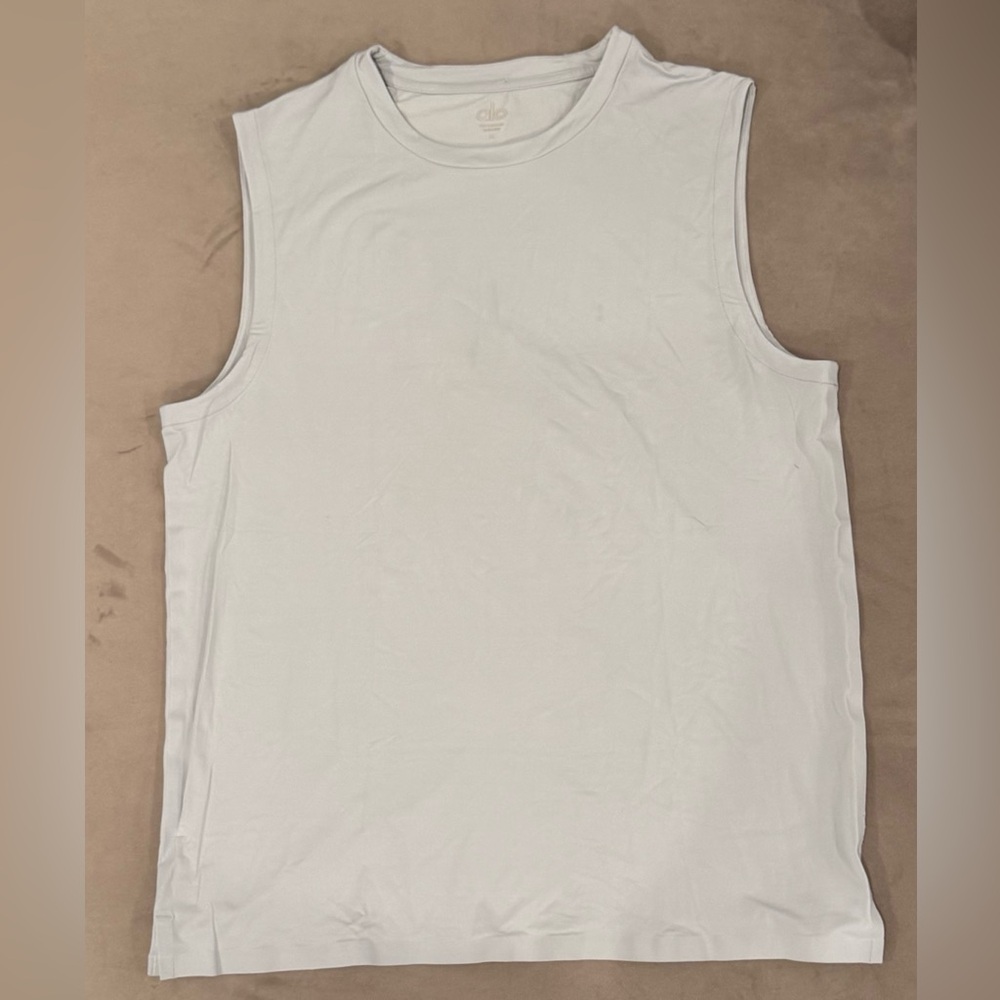 ALO Yoga Men's White Tank Top - Picture 2 of 5